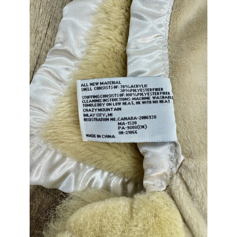 14" Lori Turner My Banky Lynn Kitty Cat Baby Lovey Plush Blanket Satin Trim Tan - Picture 12 of 12